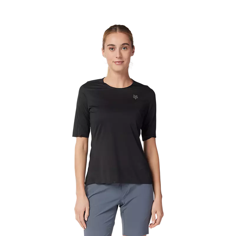 Fox Racing Flexair Ascent Short Sleeve MTB Jersey - Womens - Black