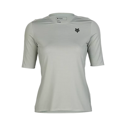 Fox Racing Flexair Ascent Short Sleeve MTB Jersey - Womens - Gray Vintage