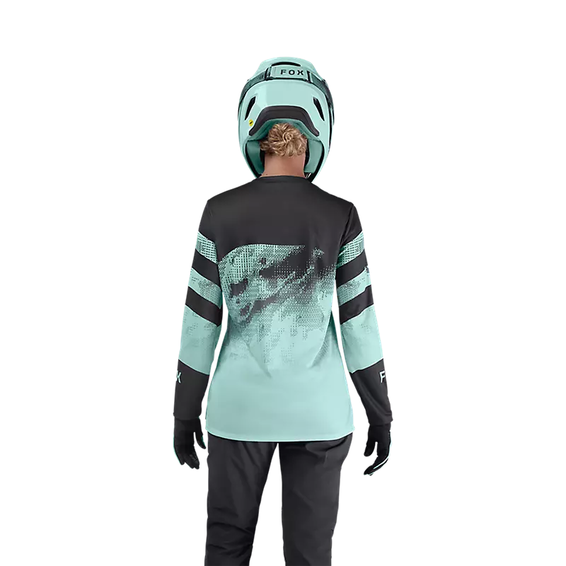 Fox Racing Ranger Long Sleeve MTB Jersey - Womens - Kairos - Turquoise