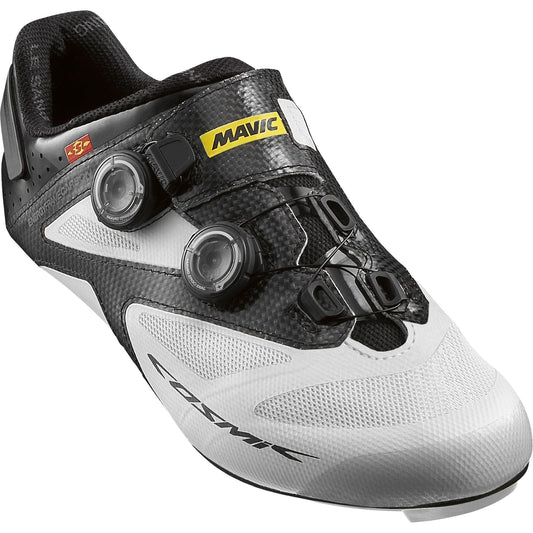Mavic Cosmic Ultimate II Road Shoe - White-Black White - Black - Black US 5.5