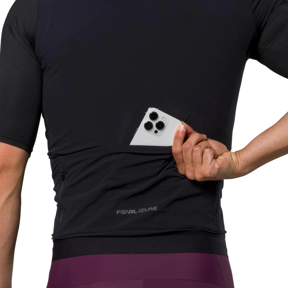 Pearl Izumi Expedition Short Sleeve Road Jersey - Black