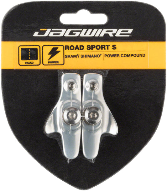 Jagwire Road Sport S Brake Pads - Silver Silver SRAM/Shimano