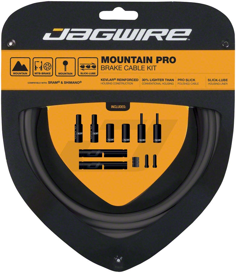 Jagwire Mountain Pro Brake Cable Kit - SRAM/Shimano - Ice Gray Ice Gray