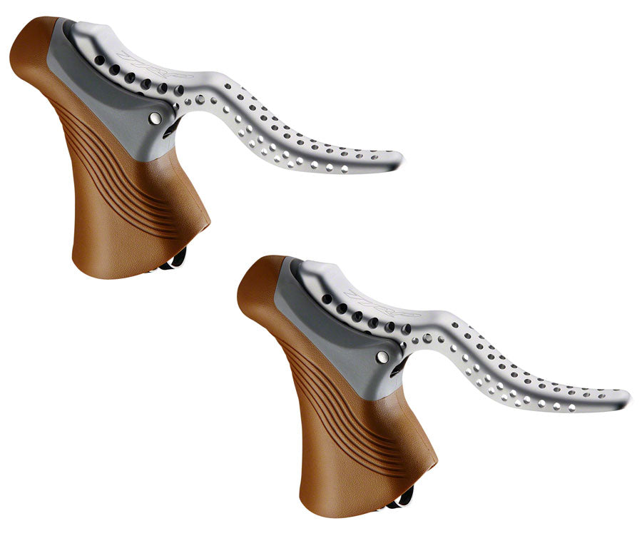 TRP RRL SR Singlespeed Road Levers Gum - Silver Aluminum Lever