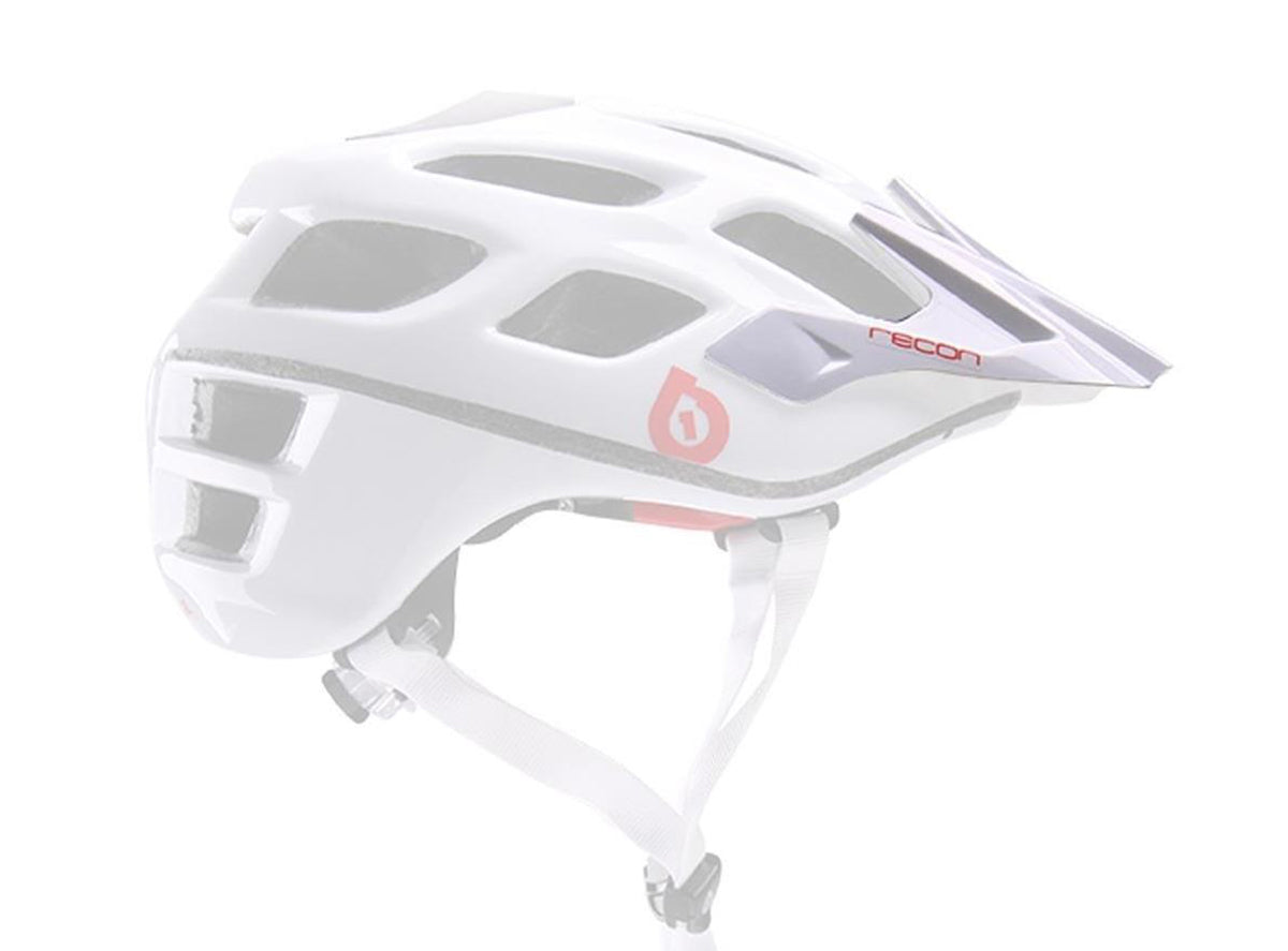 661 Recon Scout Helmet Visor - White-Red White - Red One Size