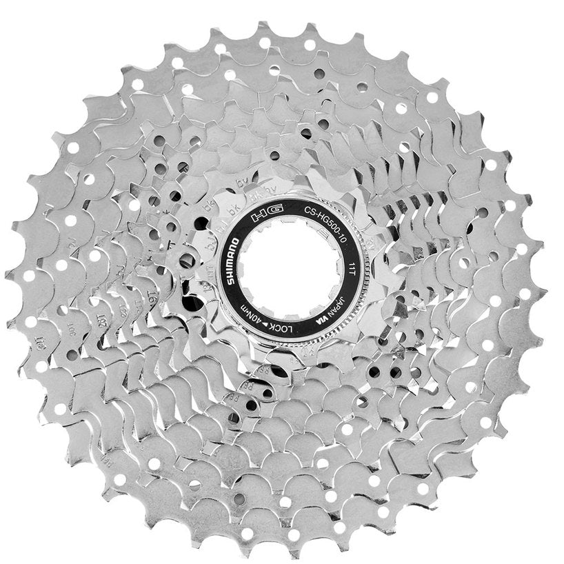 Shimano Deore HG500 10 Spd MTB Cassette Silver 11-25t