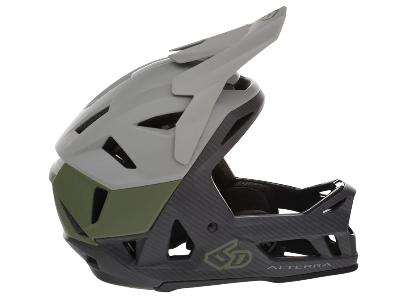 6D Helmets Alterra MTB Helmet - Segment - Military Green