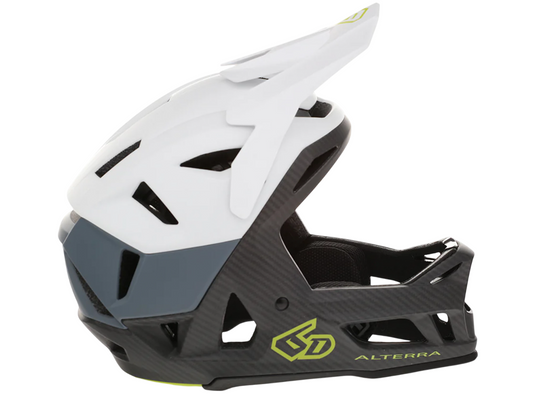 6D Helmets Alterra MTB Helmet - Segment - White-Gray