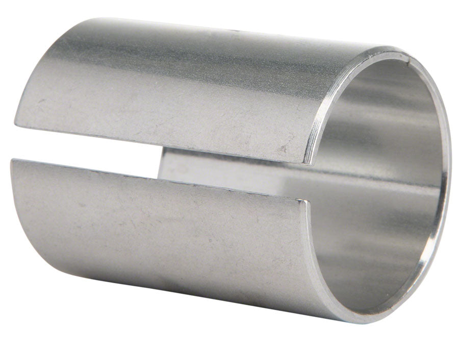 Problem Solvers Stem to Steerer Clamp Shims Silver 28.6mm to 25.4.mm - 38mm Height