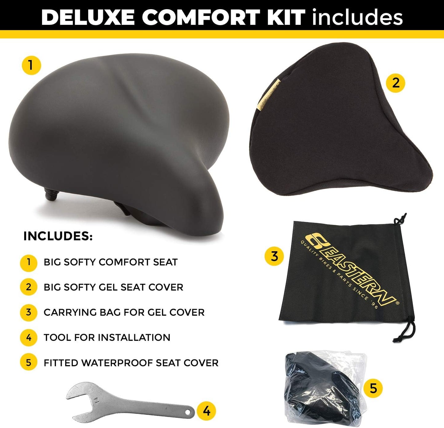 Eastern Big Softy Seat kit - With Gel Cover