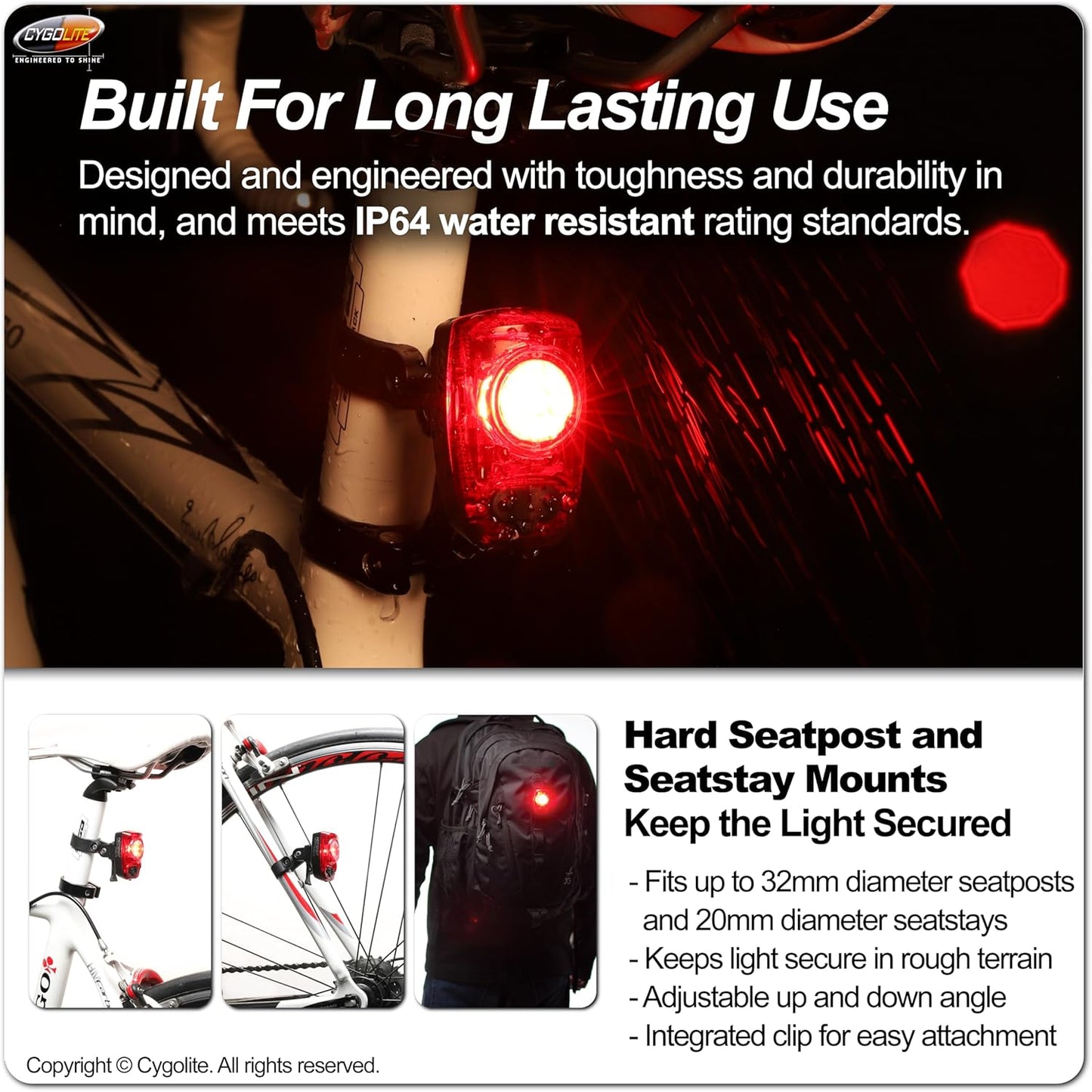 Cygo Lite Hotshot 120 USB Taillight