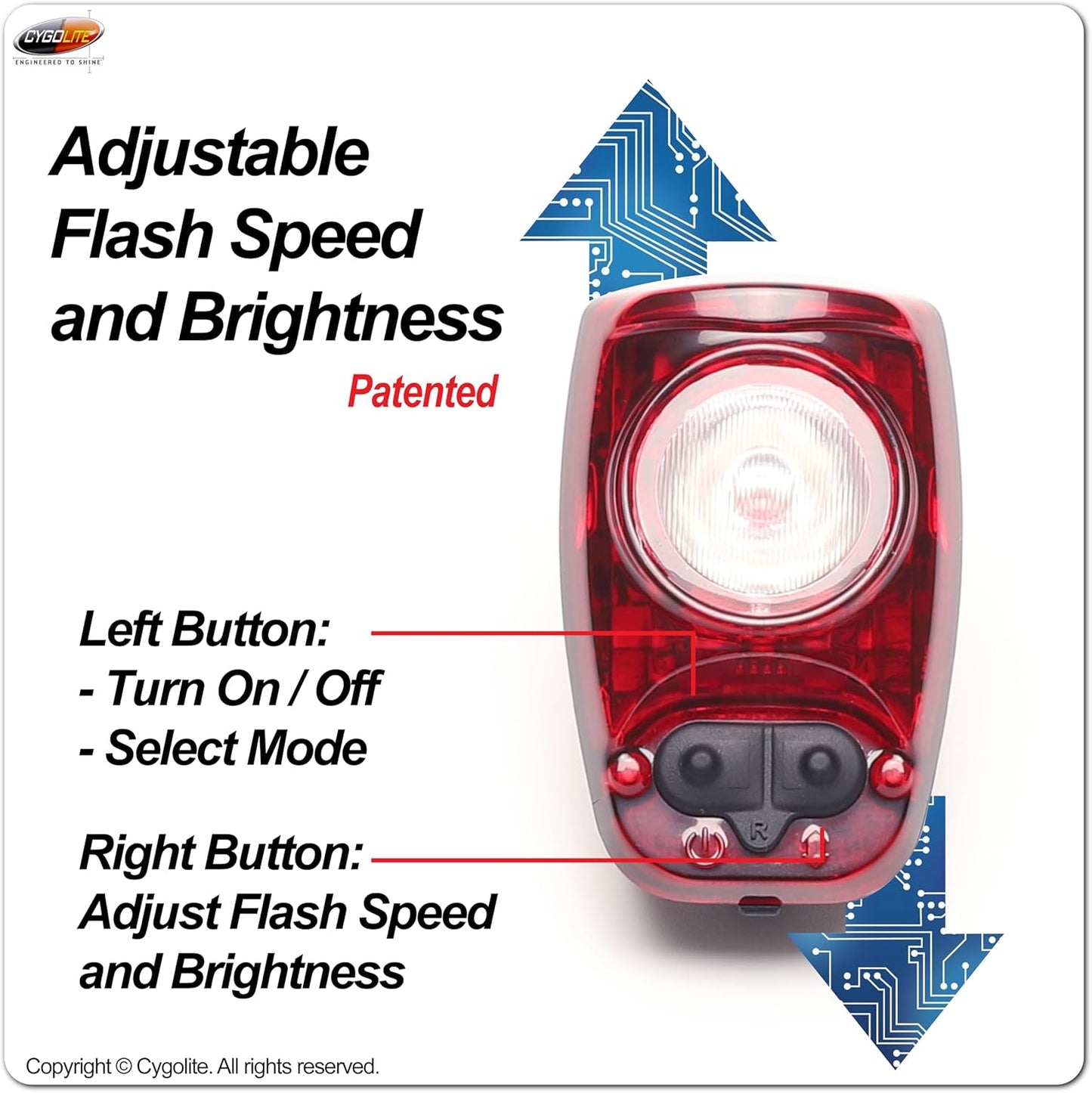Cygo Lite Hotshot 120 USB Taillight