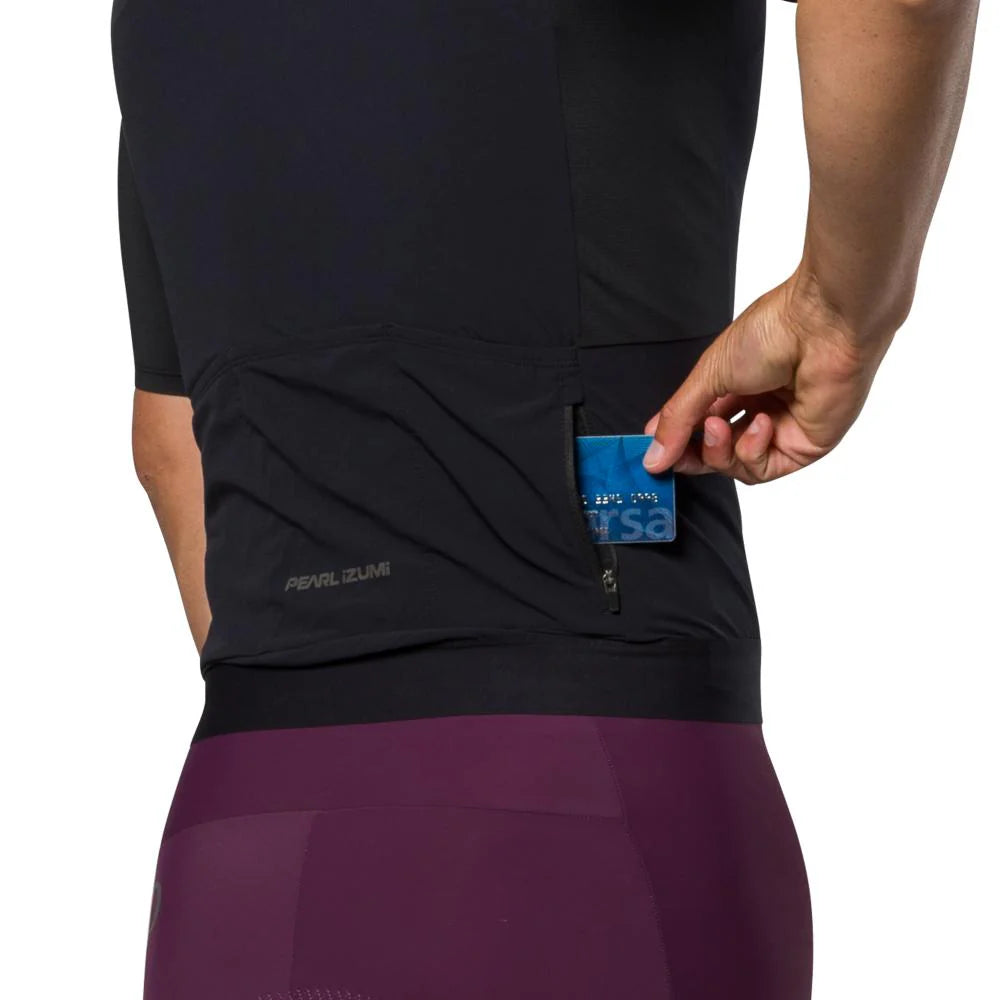 Pearl Izumi Expedition Short Sleeve Road Jersey - Black