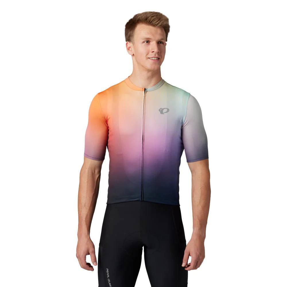 Pearl Izumi Attack Short Sleeve Road Jersey - Melon Air Dye