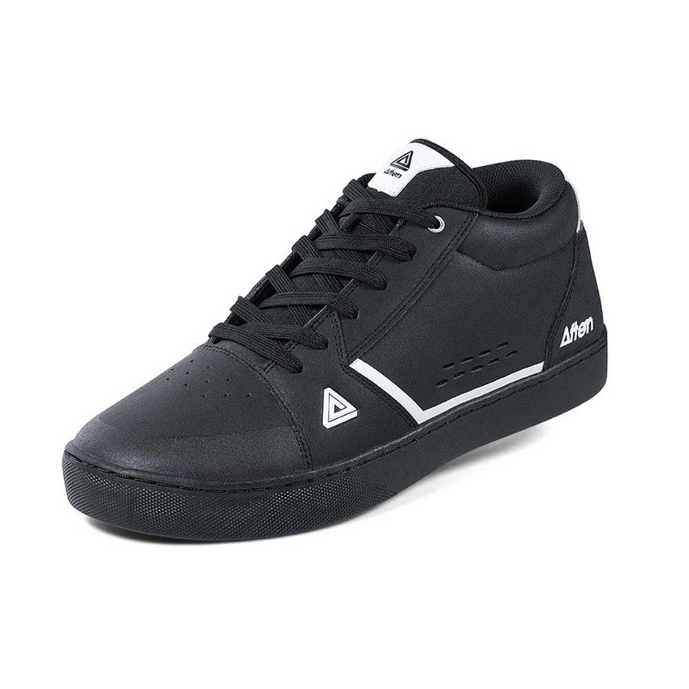 Afton Cooper Flat Pedal MTB Shoe - Black-White Black - White US 7