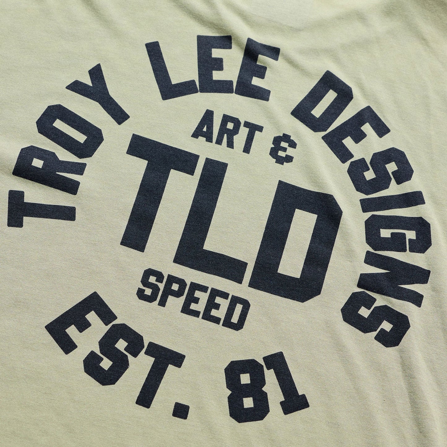 Troy Lee Designs Lilium Short Sleeve Ride Tee - Womens - Stamps - Sage