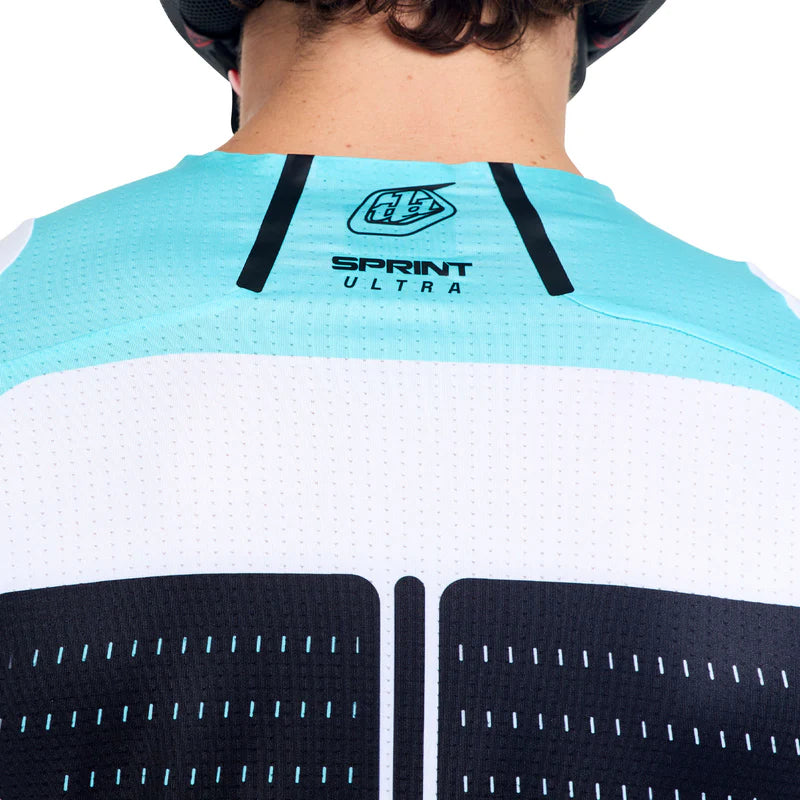 Troy Lee Designs Sprint Ultra Short Sleeve MTB Jersey - Proton - White