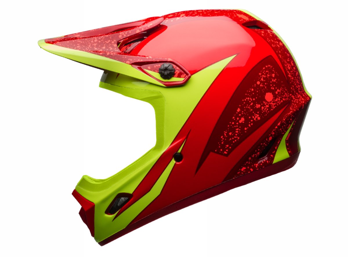 Bell Transfer 9 Full Face Helmet - Red-Marsala-Retina Sear Red - Marsala - Retina Sear Small
