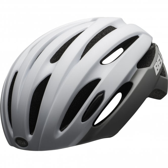 Bell Avenue LED Road Helmet - Matt Gloss White-Gray - 2022 Matt Gloss White - Gray Small/Medium