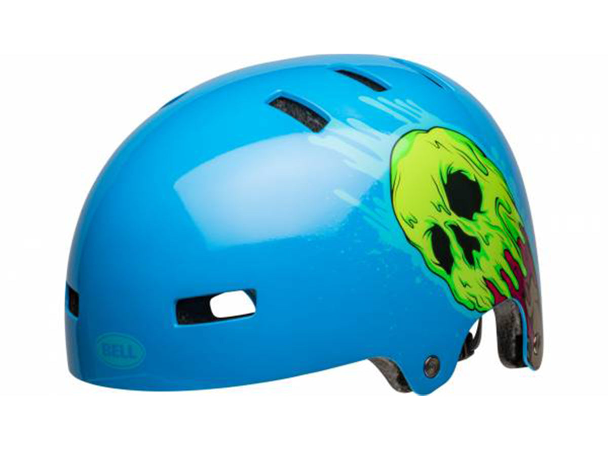 Bell Local BMX Helmet - Ice Scream Gloss Blue Ice Scream Gloss Blue Small