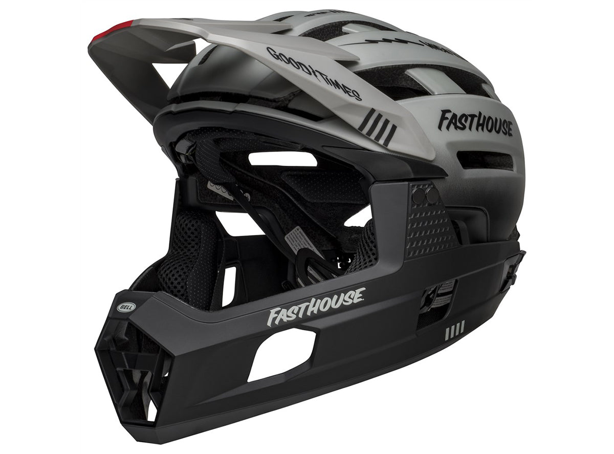 bell fasthouse helmet carbon Bell Super Air R Spherical Full Face Helmet - Fasthouse