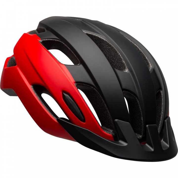 Bell Trace Road/XC Helmet - Matt Red-Black - 2022 Matt Red - Black Small/Medium