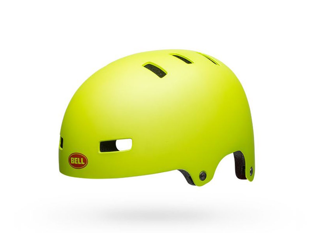 Bell Span BMX Helmet - Matt Bright Green Matt Bright Green X-Small