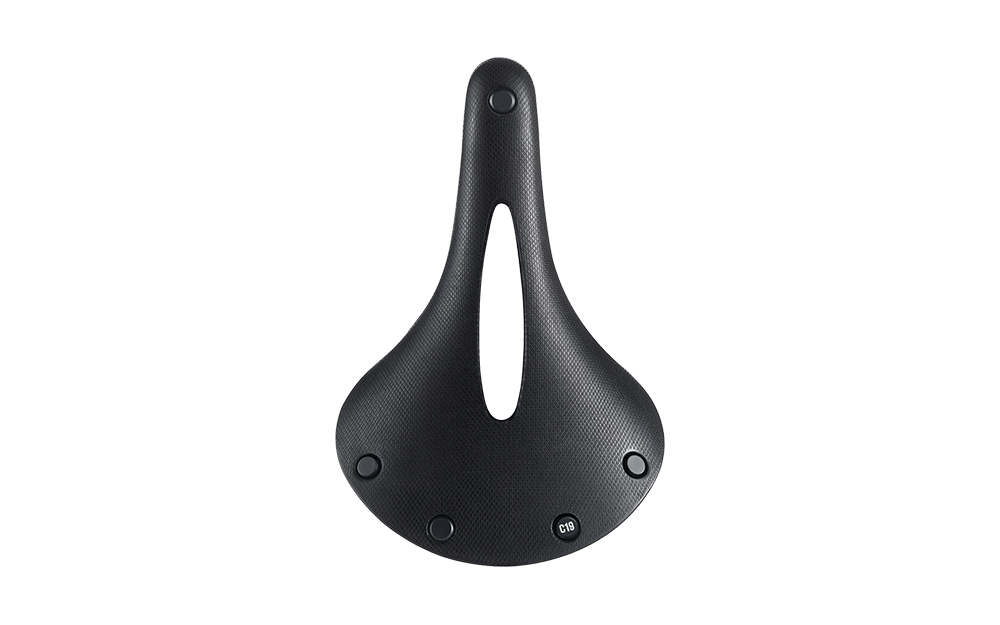 Brooks England C19 Carved Saddle - Black