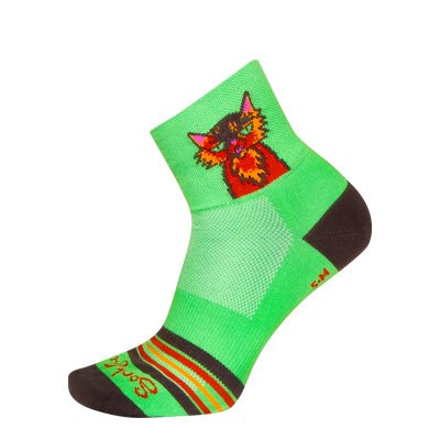 SockGuy Classic 3" Cuff Sock - Catbuzz