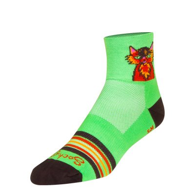 SockGuy Classic 3" Cuff Sock - Catbuzz