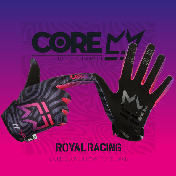Royal Core MTB Glove - Flow Pink