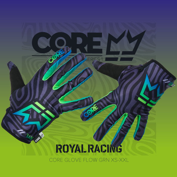 Royal Core MTB Glove - Flow Green