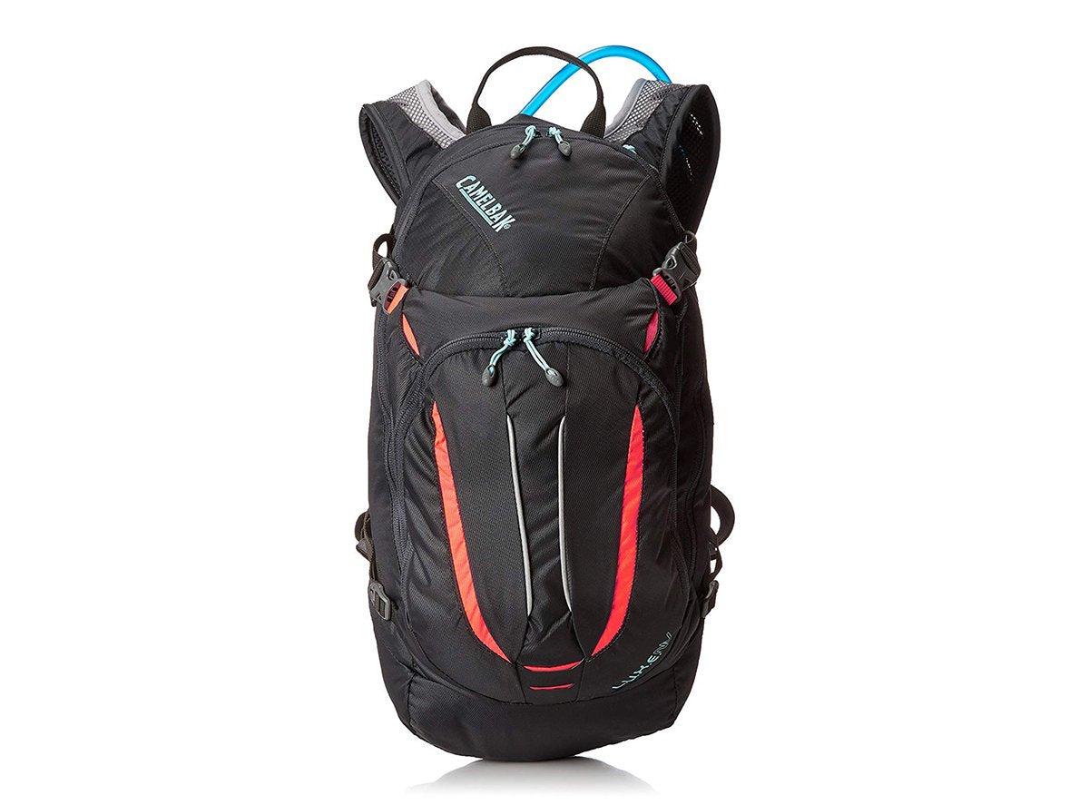 Camelbak L.U.X.E. NV Hydration Pack - Womens - Charcoal-Fiery Coral Charcoal - Fiery Coral 3L 100oz Hydration Capacity