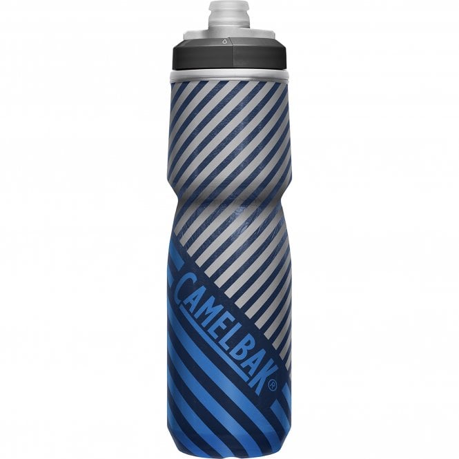 Camelbak Podium Chill Outdoor Water Bottle - 24oz - Navy Stripe - 2022 Navy Stripe