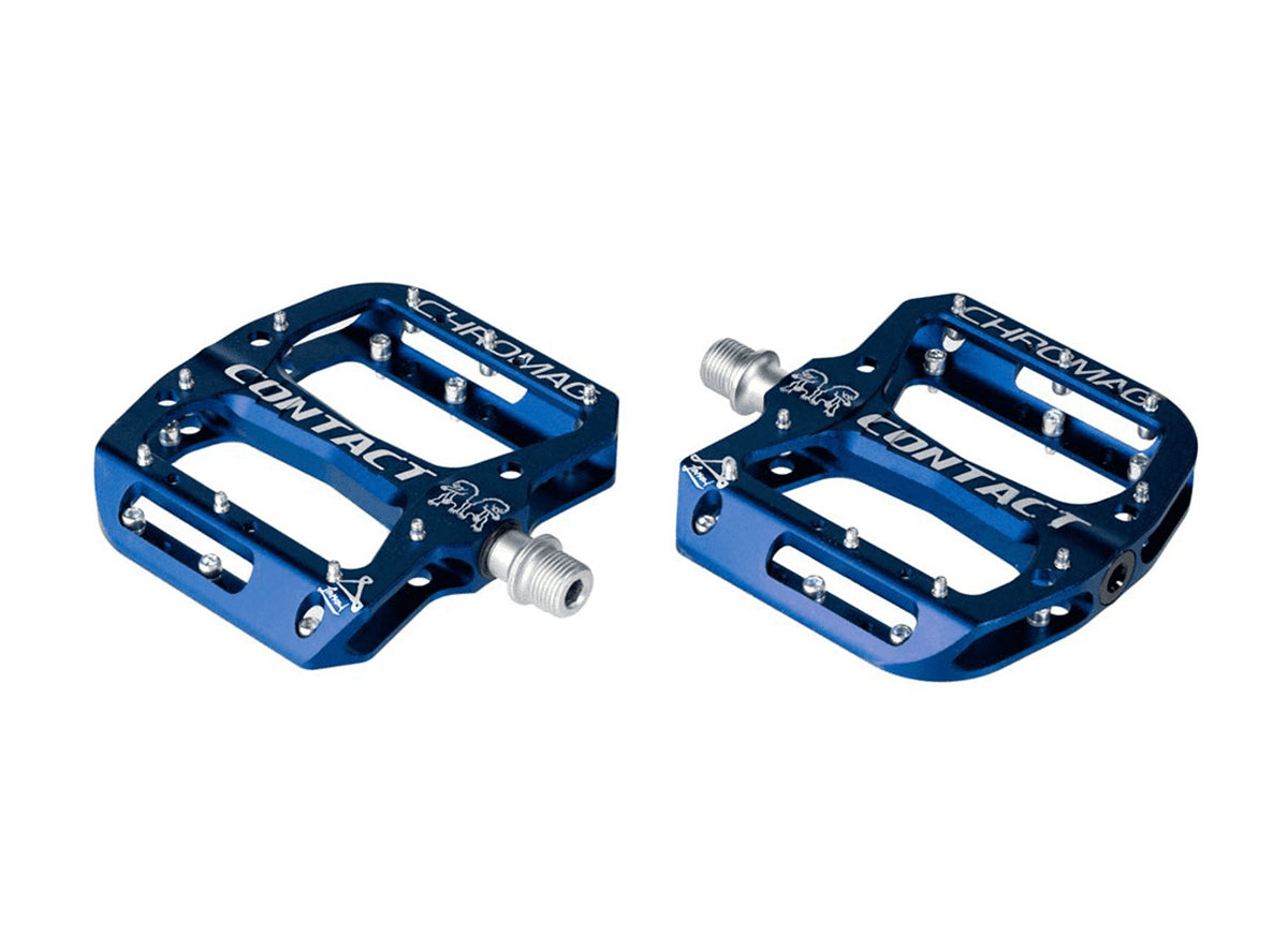 Chromag Contact Platform Pedals - Dark Blue Dark Blue