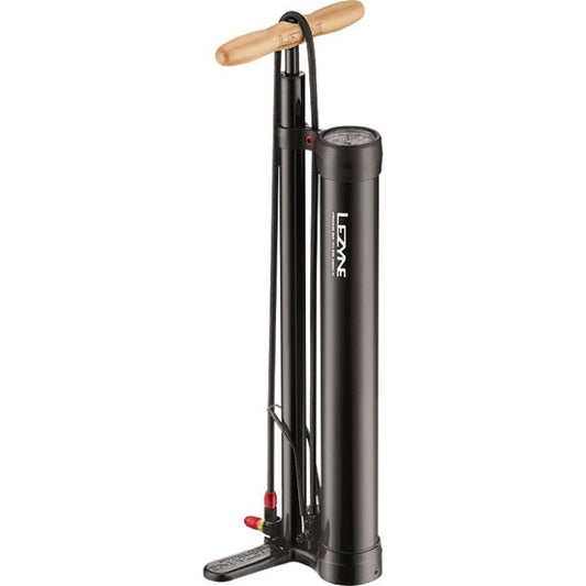 Lezyne Pressure Over drive 2.5 floor Pump Gloss Black Presta / Schrader