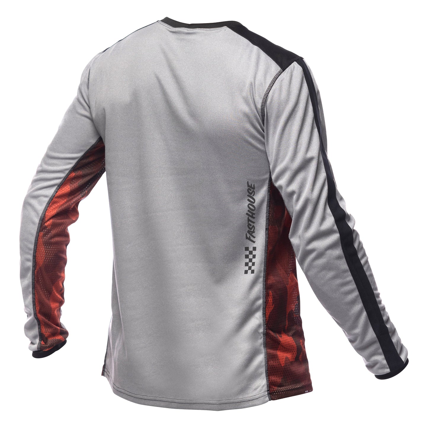 Fasthouse Classic Acadia Long Sleeve MTB Jersey - Heather Gray