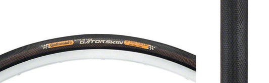 Continental Sprinter Gatorskin 700c Folding Tubular Road Tire Black 25c Duraskin - Safety System Breaker