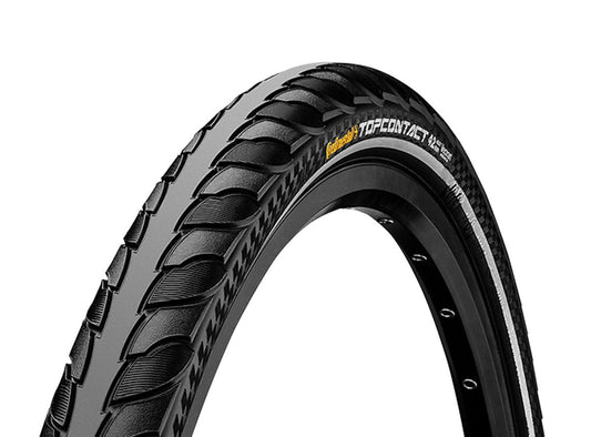 Continental Top Contact II 700c Folding Road Tire - Reflex Black 28c