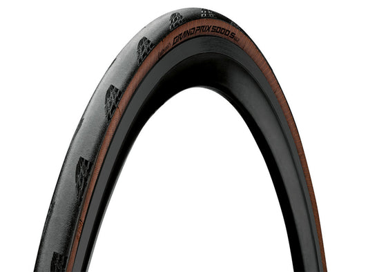 Continental Grand Prix 5000 S 650b Tubeless Road Tire -  Black-Coffee Black - Coffee 30c