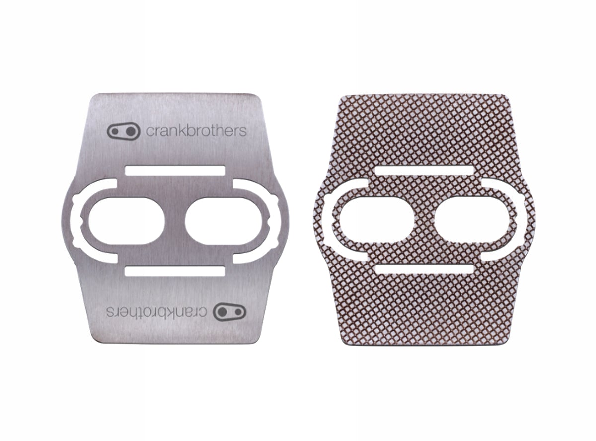 Crank Brothers Shoe Shields - Silver Silver Pair - 2 Bolt