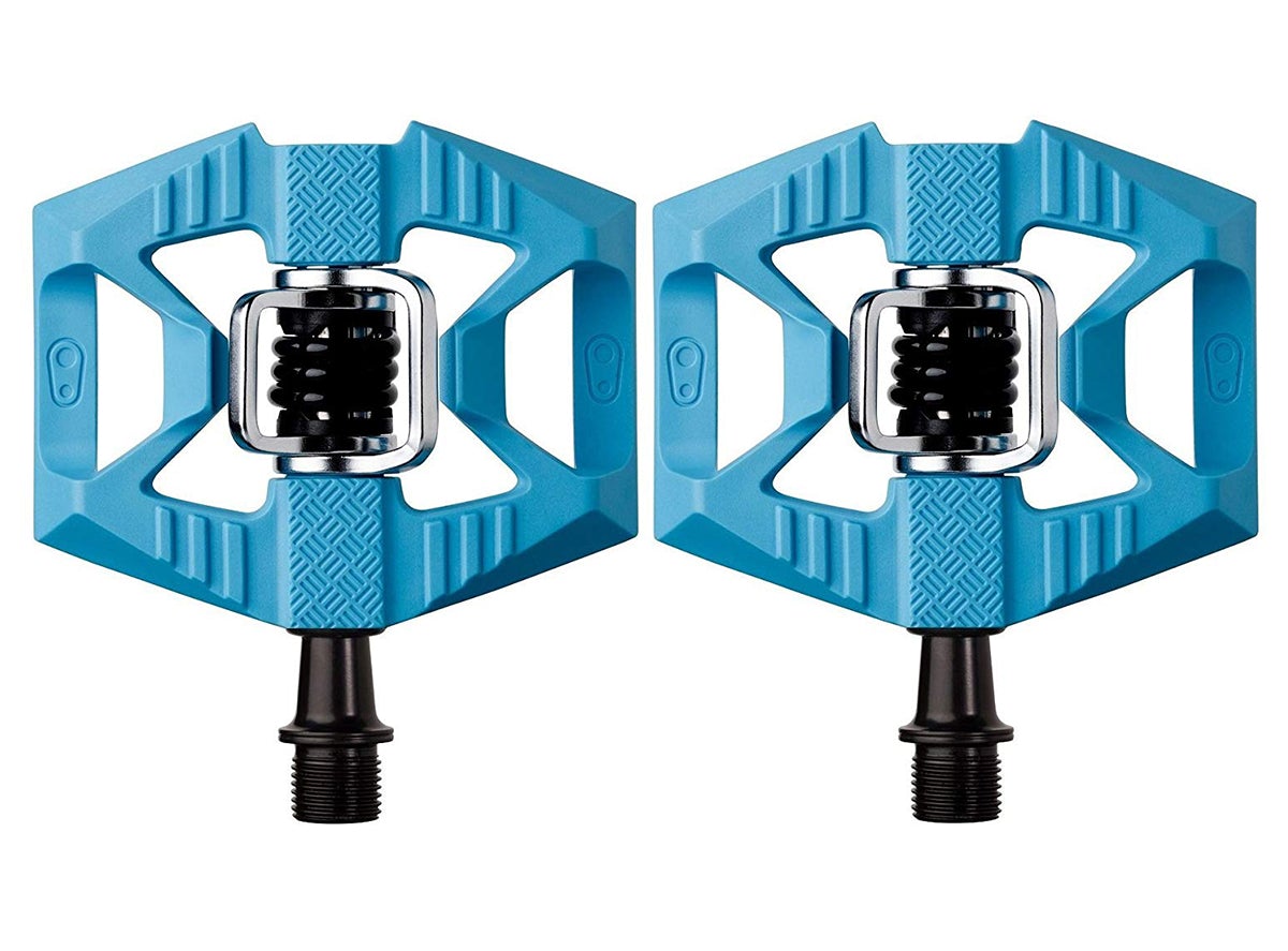 Crank Brothers Double Shot 1 Hybrid Pedals - Blue Blue