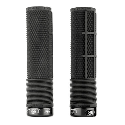 DMR Brendog Race Flangeless DeathGrips - Black Black Thick