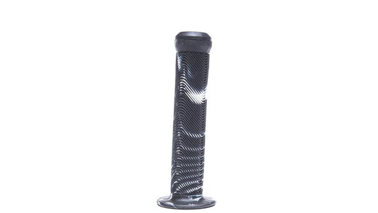 The Sensus Swayze Single-Ply MTB Grip - Black-White Swirl