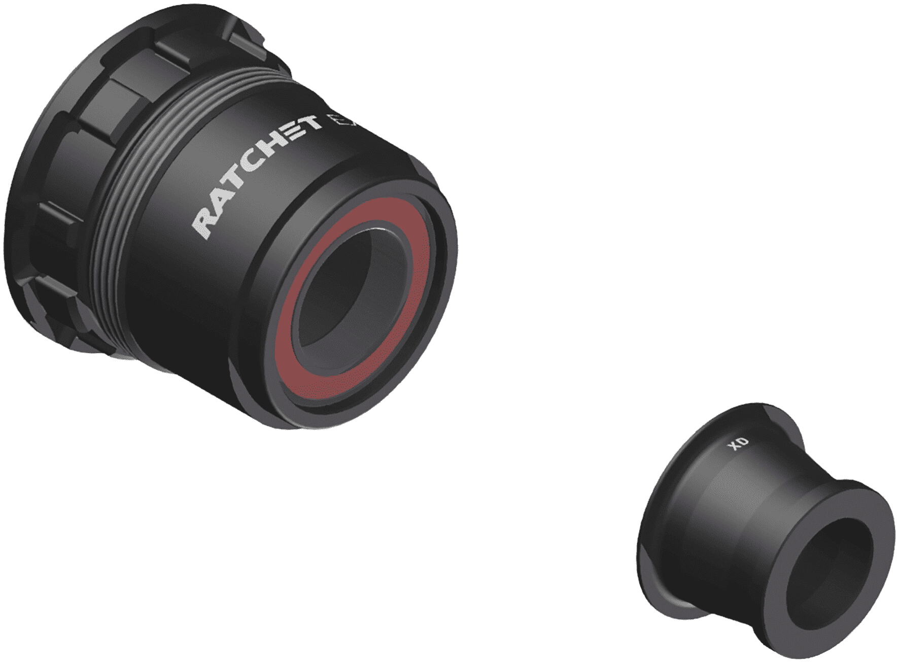 DT Swiss Ratchet EXP Freehub Body - SRAM XD Black 12x142/148mm - Kit w/ End Cap
