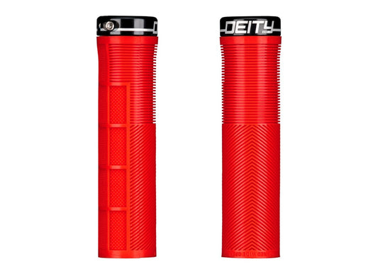 Deity Components Knuckleduster Grips - Red Red