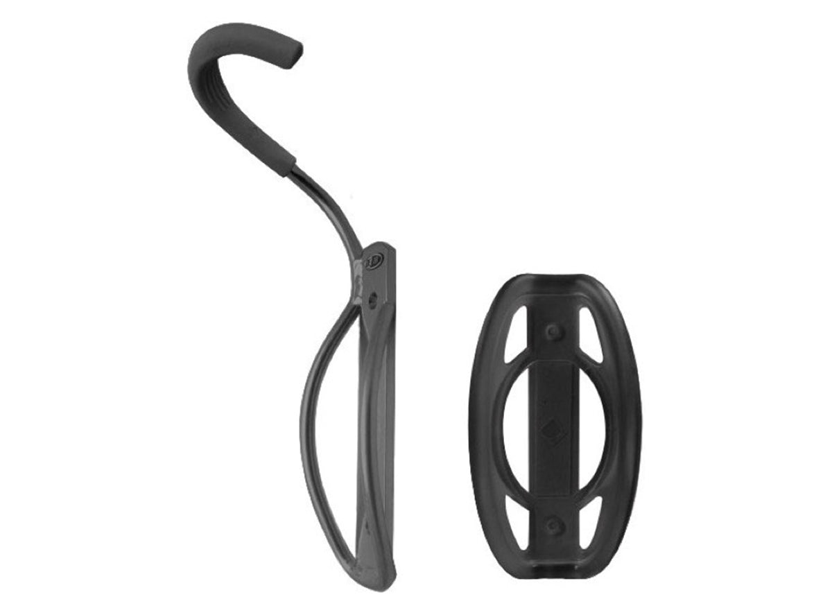 Delta Leonardo Single Bicycle Wall Rack Black Wheel Tray Included