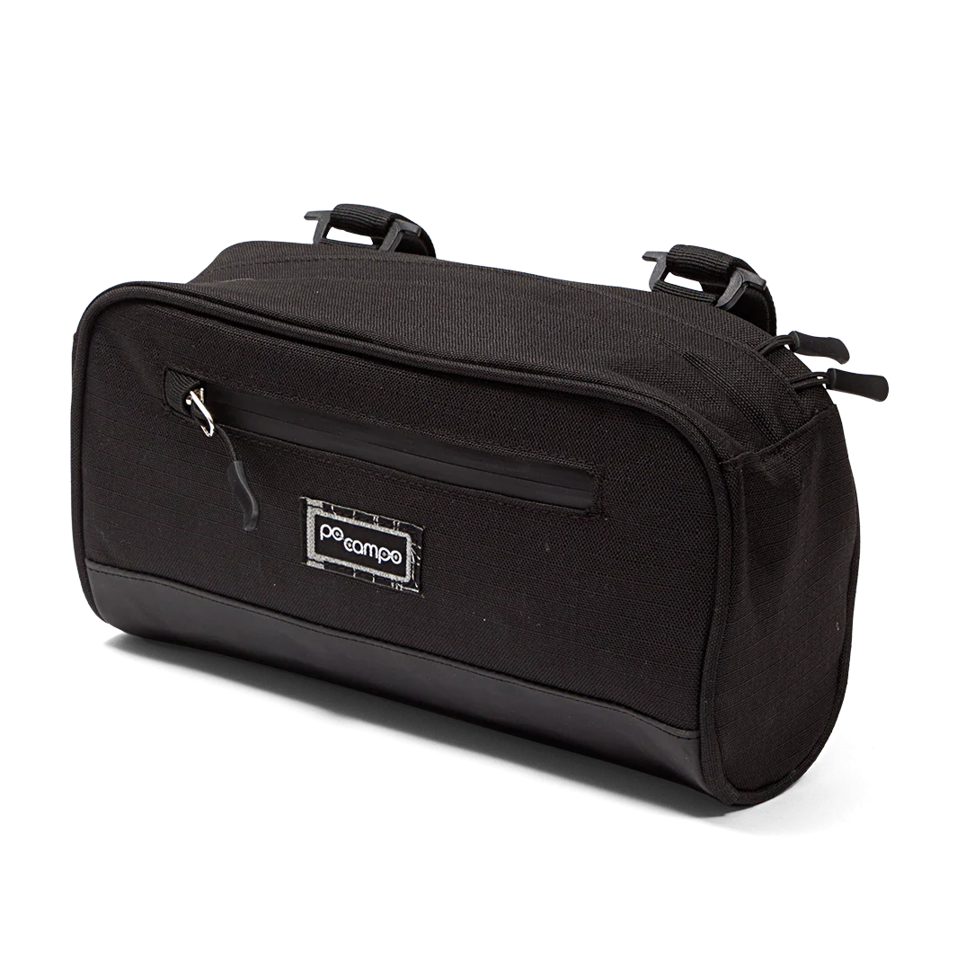 Po Campo Domino Handlebar Bag - Black Ripstop