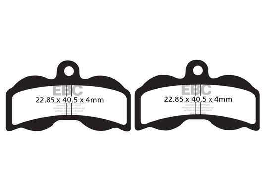 EBC Hope XC4P Replacement Disc Pad Set Green XC - Organic