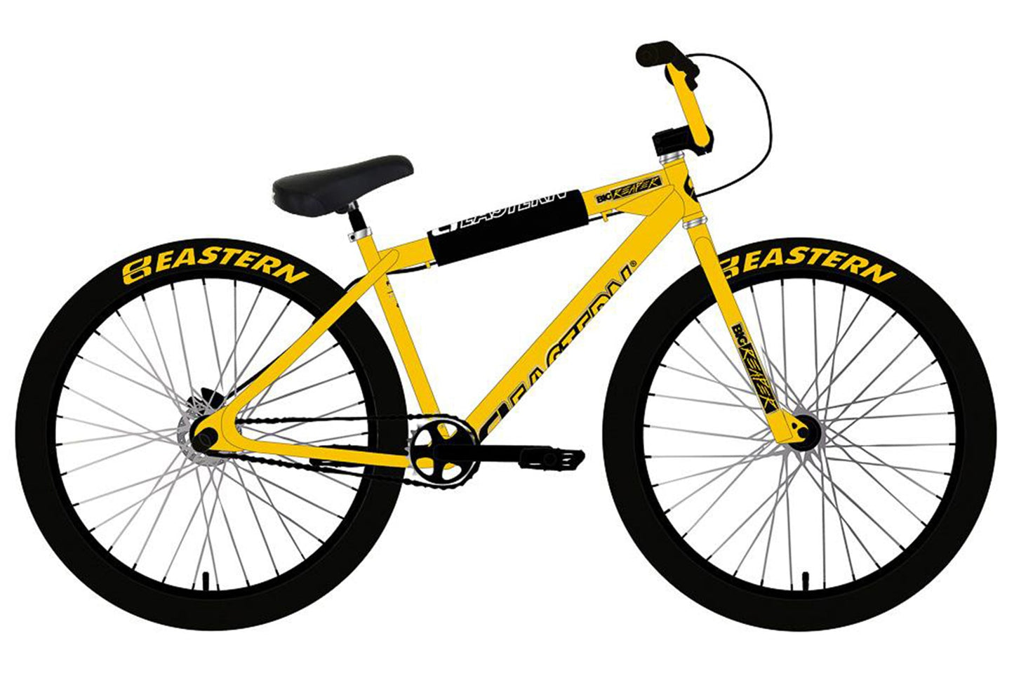 Easter Big Reaper LTD 26" BMX Cruiser - Yellow Yellow